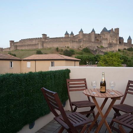 Ferienwohnung La Terrasse De Jules Carcassonne Exterior foto