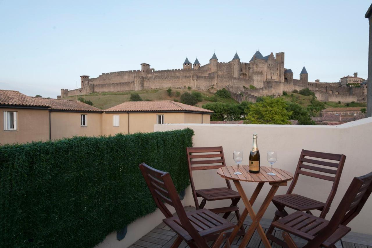 Ferienwohnung La Terrasse De Jules Carcassonne Exterior foto