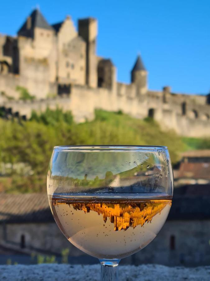 Ferienwohnung La Terrasse De Jules Carcassonne Exterior foto