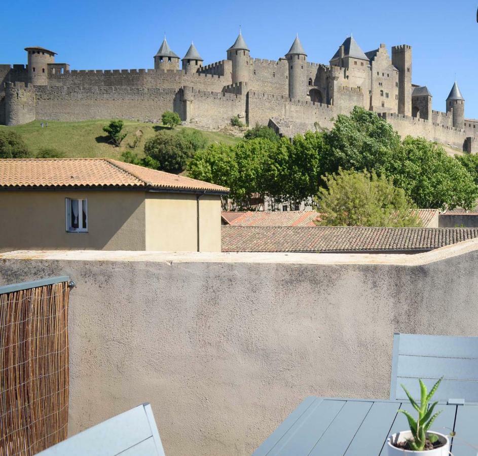 Ferienwohnung La Terrasse De Jules Carcassonne Exterior foto